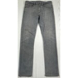 Revtown Jeans Mens 31x32 Gray Stretch Taper Mid Rise Slim Preppy Cotton Blend